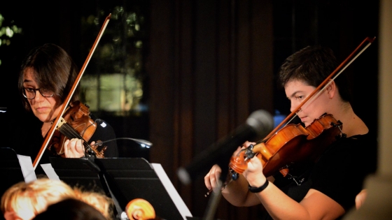 orkest in kerk