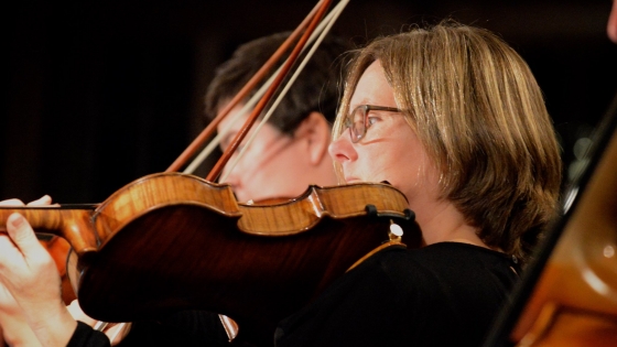 orkest in kerk