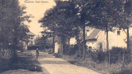 Een zicht op villa het Rozenhuis