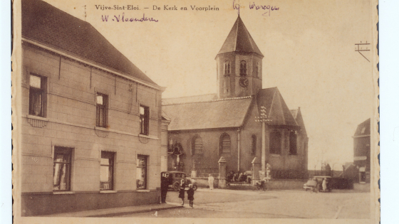 De kerk van sint-Eloois-Vijve