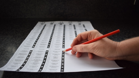 Verkiezingen in Waregem: kiesformulier