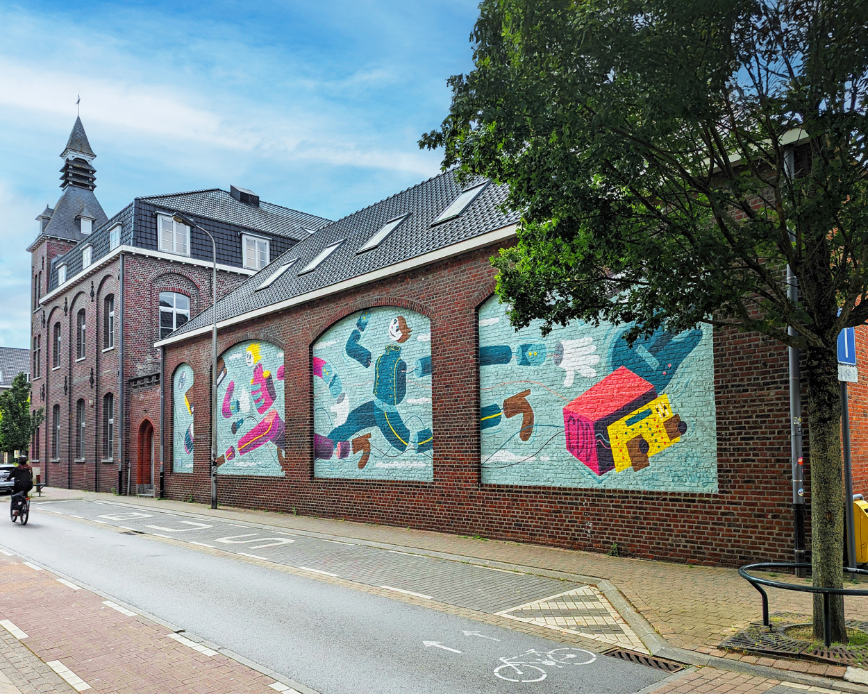 Mural in Olmstraat 