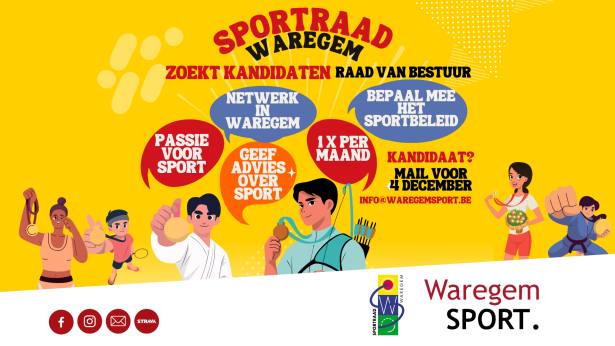 Sportraad zoekt kandidaten raad van bestuur