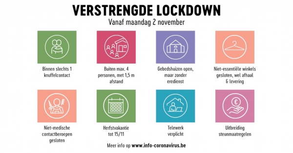 Verstrengde Lockdown Vanaf 2 November Coronavirus